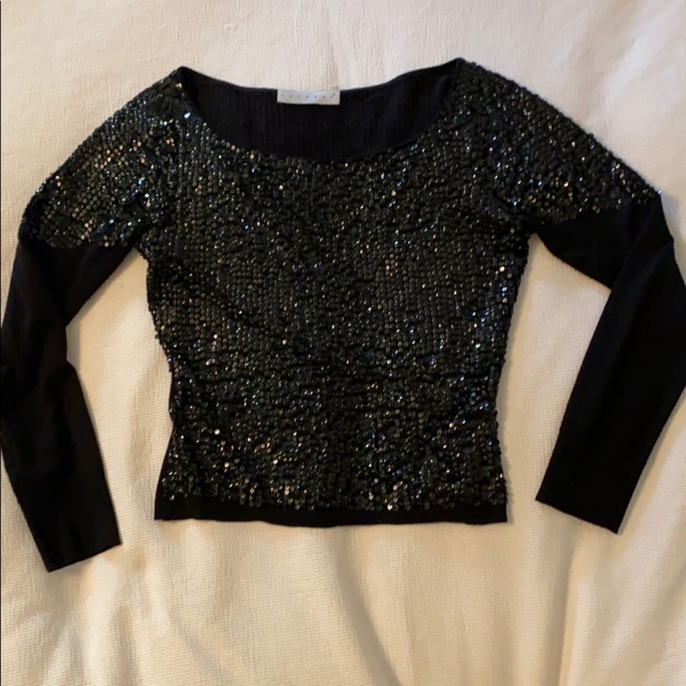 Sweater with sequins